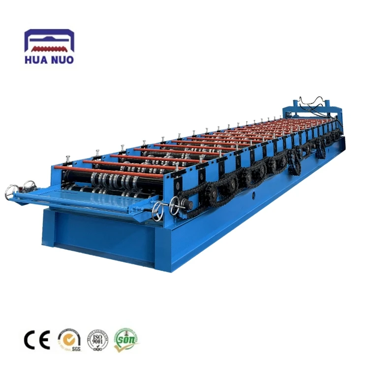 Hot-sale 858 carriage board panel machine platform floor making machine sheet metal roll forming machine