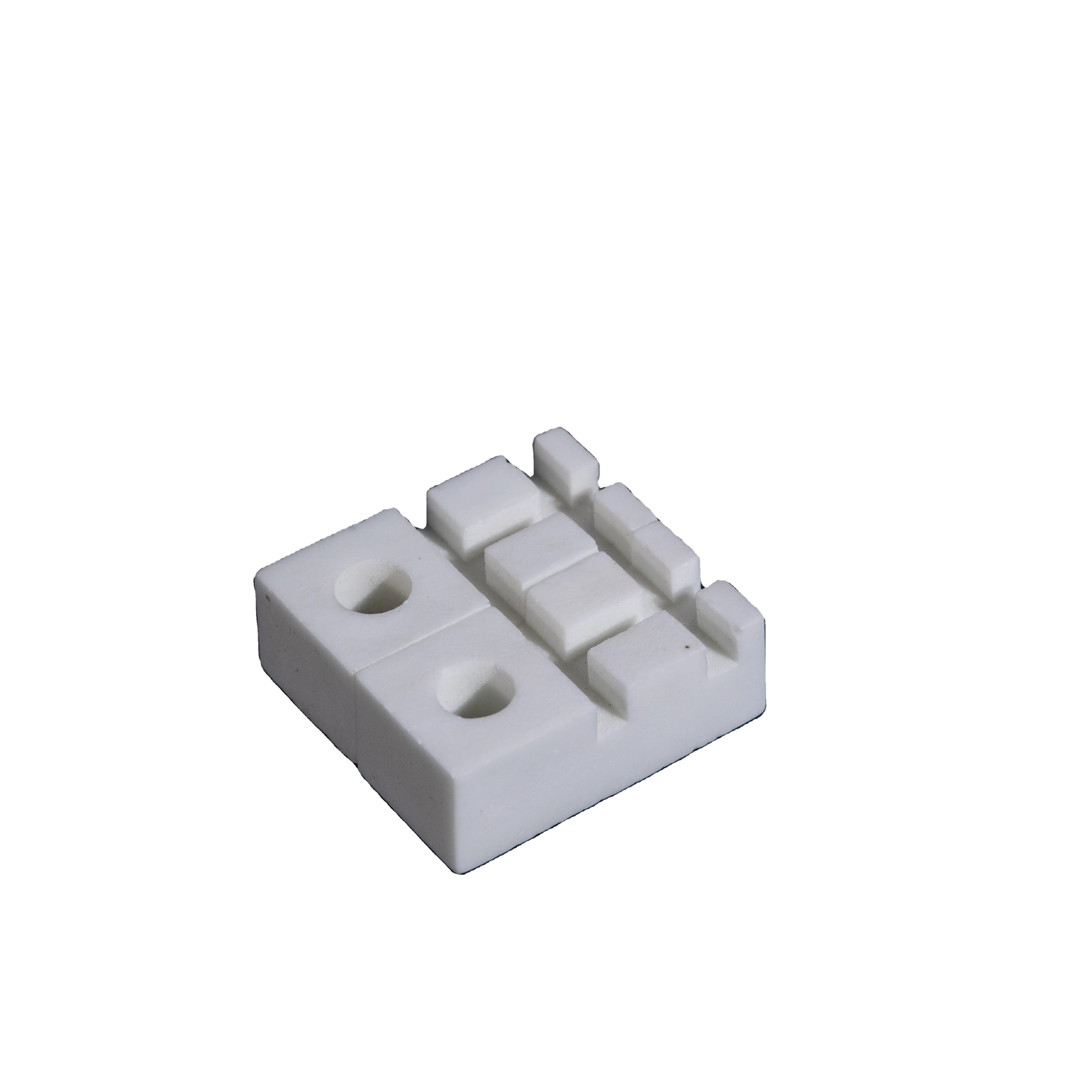 customized Electrical Ceramic Terminal block Connector 75% 90% 95% 99% alumina zirconia al2o3 zro2 steatite SiC manufacture