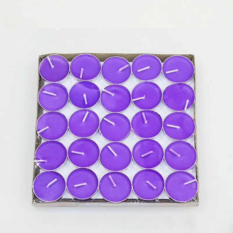 New Arrival Unscented Smokeless Tealight candle 4 Hour Burn Time for Shabbat Wedding Christmas Festival Home Decorative 9