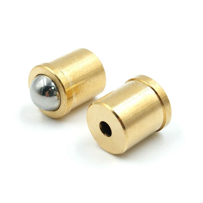 Popular Brushed Gold Plated Excellent Quality Door Protector Door Ball Roller Brass Ball Catcher//
