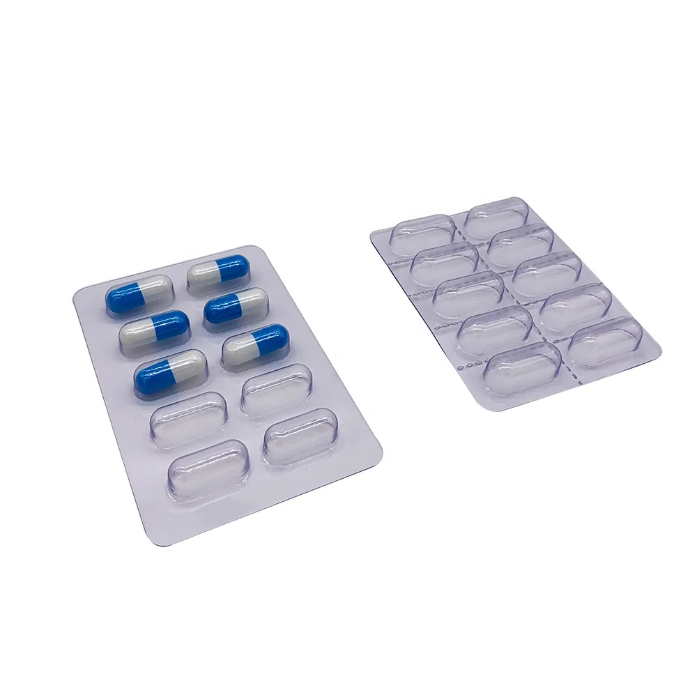 Cheap PVC Plastic Tray Capsule Blister Packing