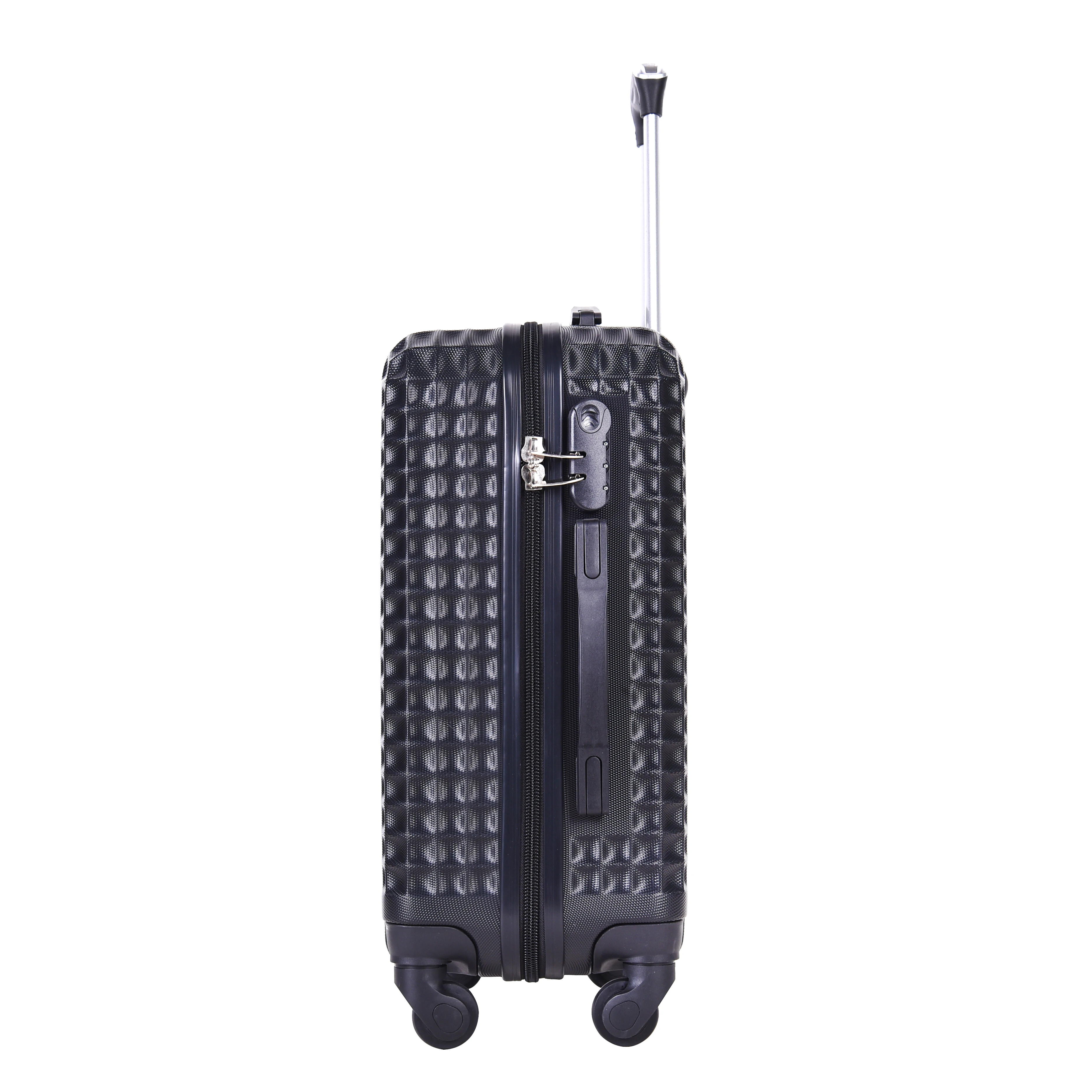 360 Spinner Wheels Rose Gold Outdoor Hotel Cases 100% Abs Trolley Bags Suitcase Travel Luggage