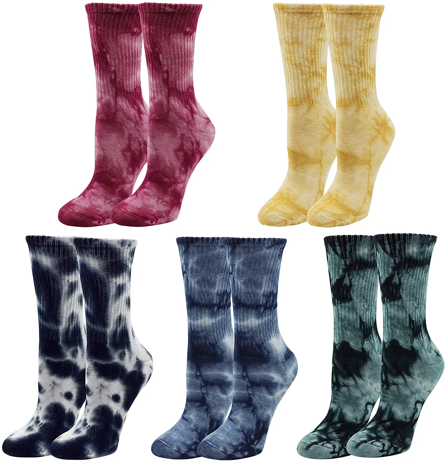  Пользовательская печать вышивка дизайн Calcetas Crew Socken kaos kaki хлопок логотип Calcetines пользовательский галстук окрашивание