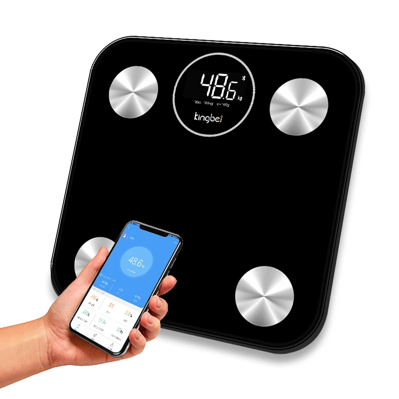 Wholesale Human Composition Scientific Smart Electronic BMI Accuracy Body Components Analyzer Small Square 180kg Weighing Scale