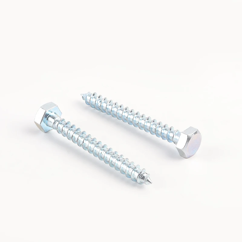 China Manufacturer partial Thread Hexagon Head Wood screw