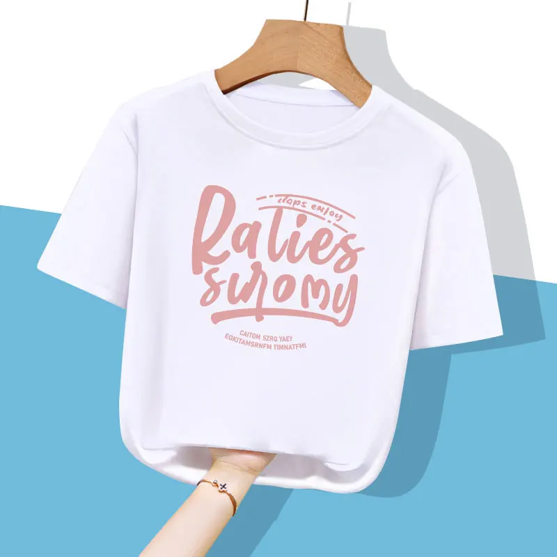 Nature cotton kids t-shirt for girls cartoon pattern print boys tshirt t-shirts cheap price unisex kids t-shirt for girls