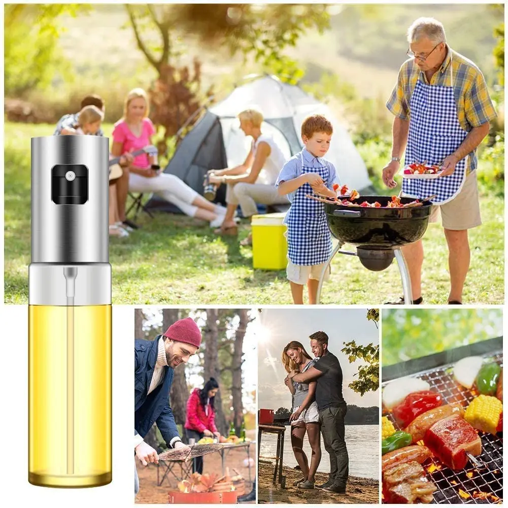 best sellers reusable oil sprayer cooking olive oil spray For Salad Making Glass Oil Bottle