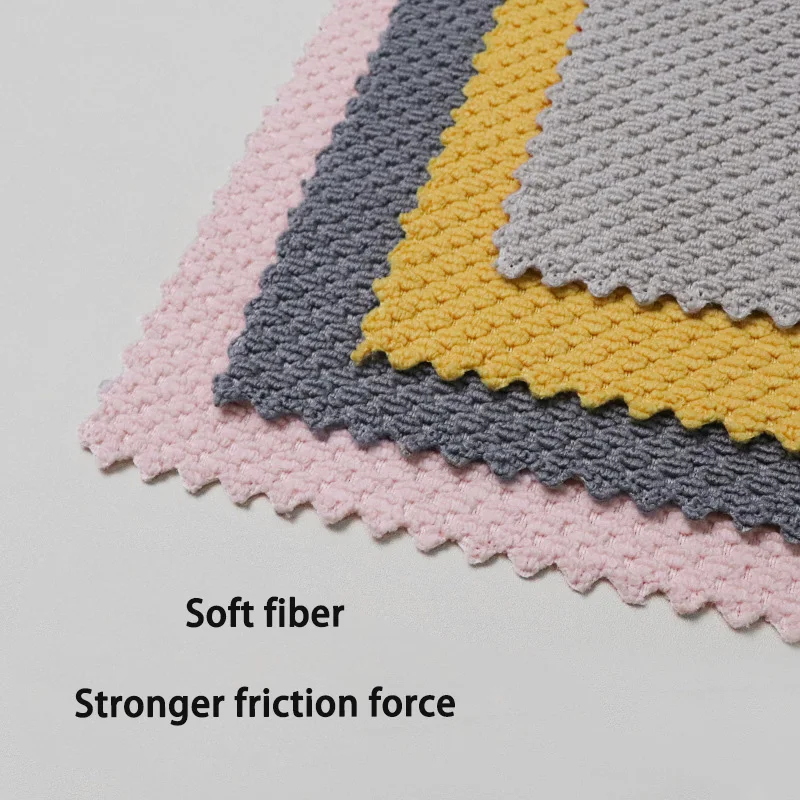 Factory wholesale corn kernel cleaning cloths microfiber glasses Lint-Free Streak-Free Cleaning Cloths for Kitchen Home Office