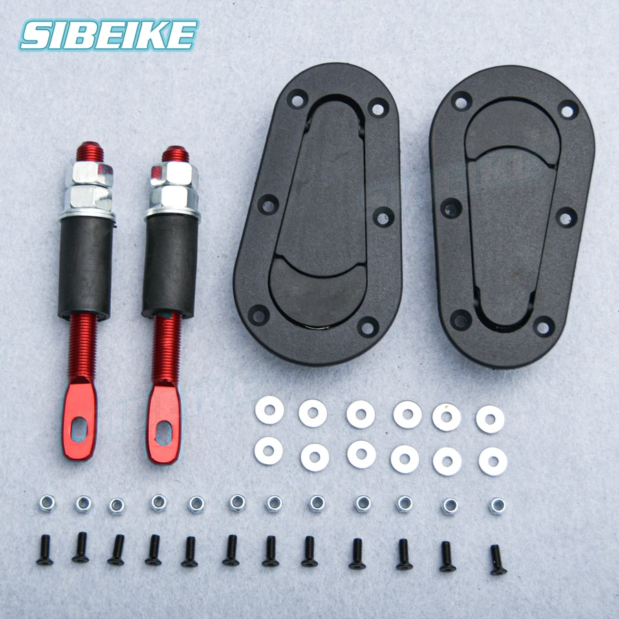 Universal Black Car Racing Engine Hood Pin Lock Kit Bonnet Latch Lock Kit For Car Accessories