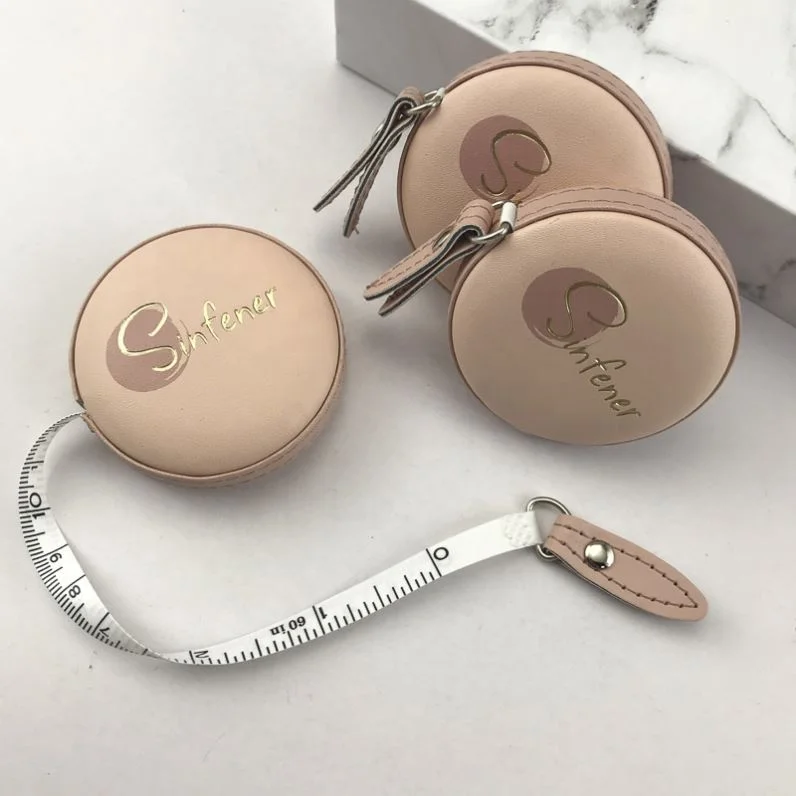 Cute Portable Mini Soft Portable Leather Measuring Tape Sewing Tape