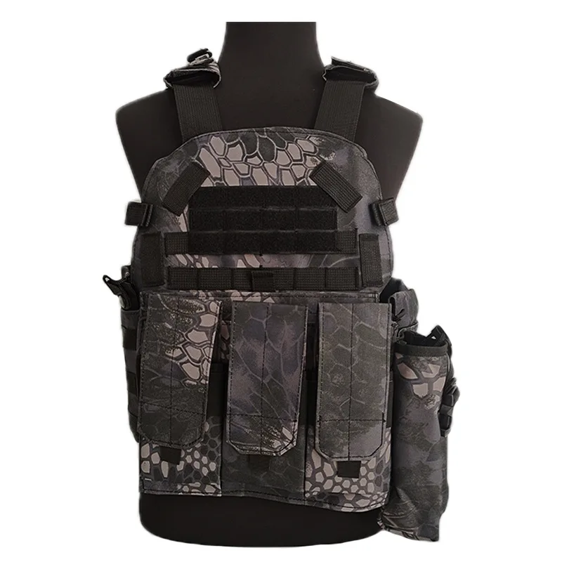 Tactical Lightweight Adjustable Outdoor Training Quick Release Plate Carrier Safety Camouflage Molle 6094Tactical Vest