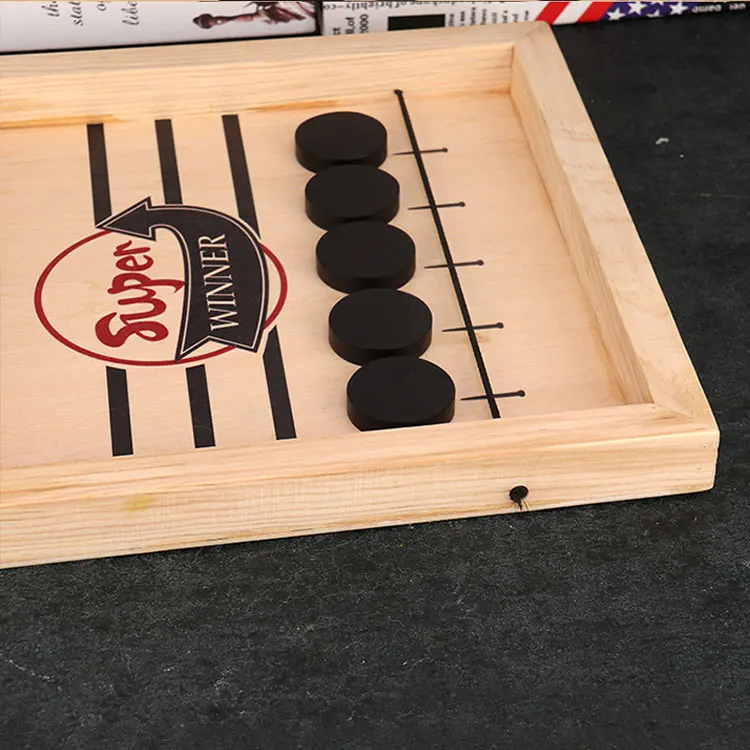 2021 Table Hocked Paced Sling Puck Board Game Fast Sling Puck Winner Party Game Adult Child Family Desktop Battle Board Game