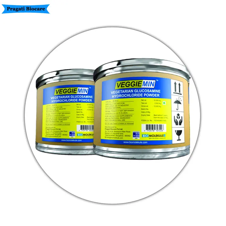 
100% Vegan/Vegetarians Glucosamine HCL Powder from Genuine Manufacturer 