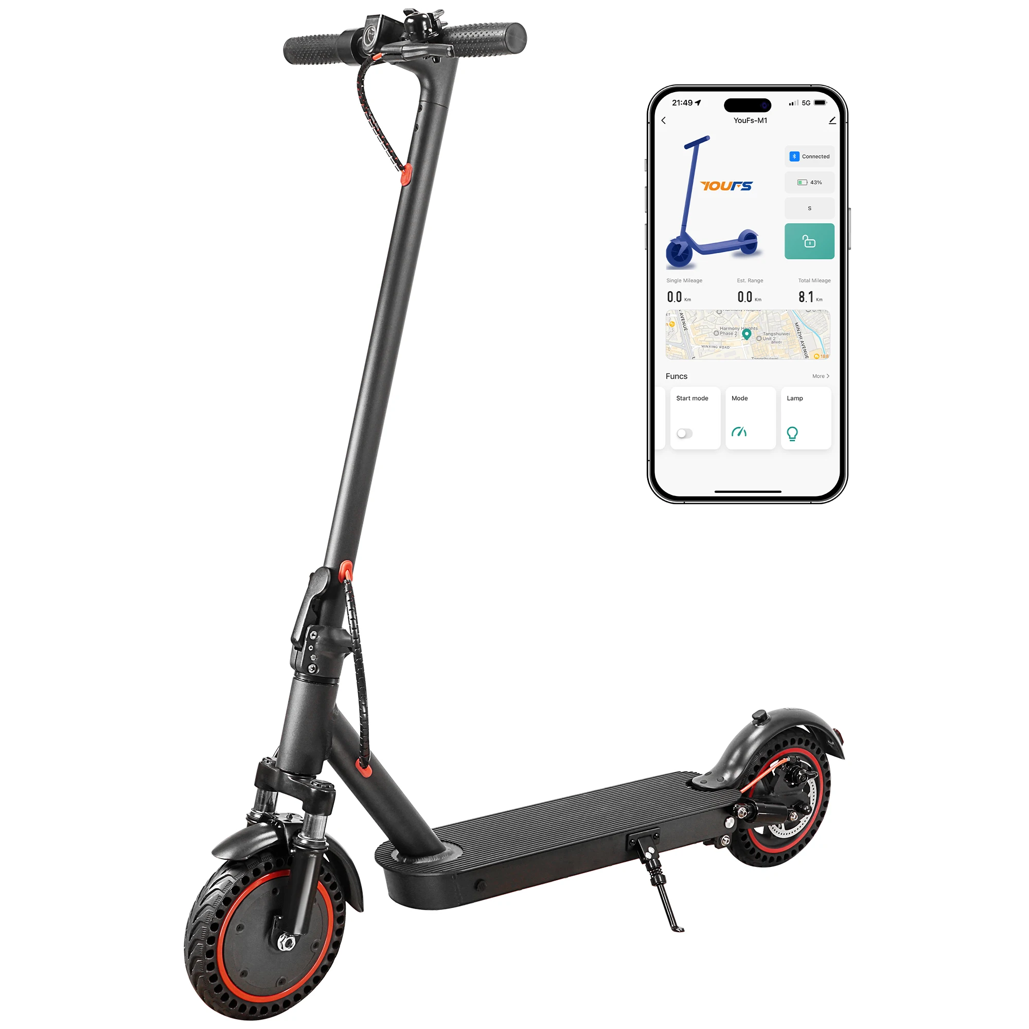 2024 New Double Suspension E Scooter EU US Dropshippng 350W 8.5inch 10ah Foldable M365 Electric Scooters Adults