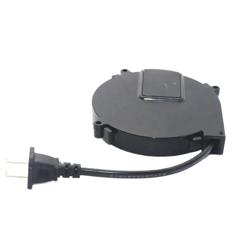 2M power cord mini retractable winding cable reel