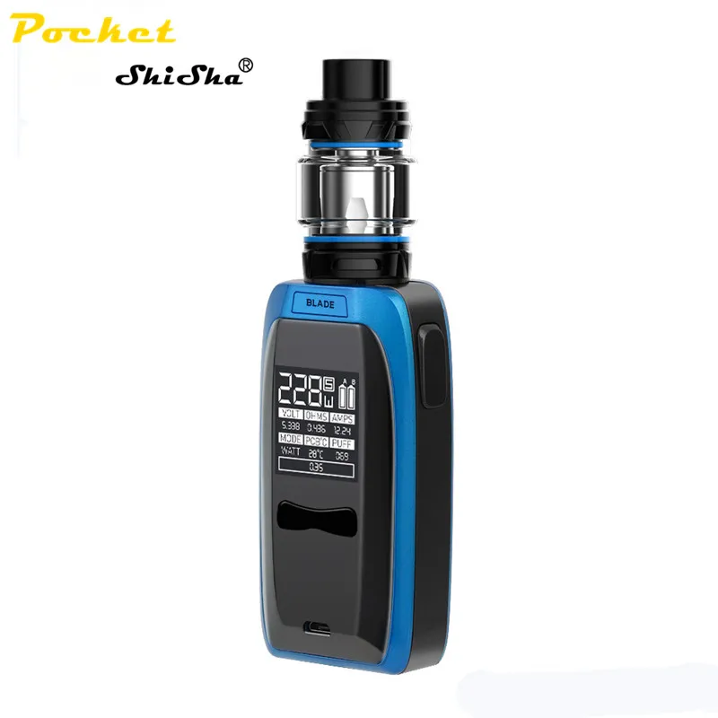 top selling ATVS Electronic-Cigarette-Kit Box Mod Tank Battery Vape 18650 228W with 510-Thread Output-Huge vape