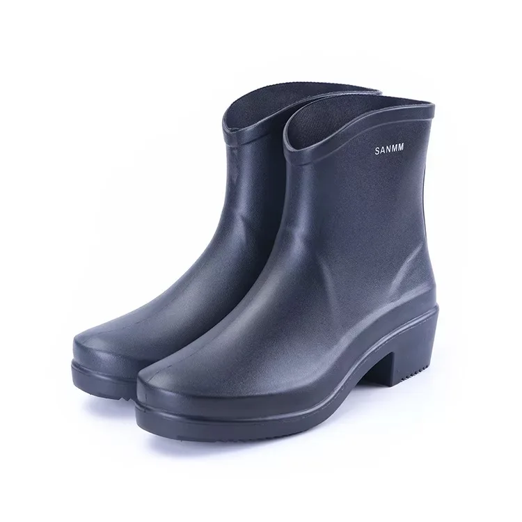 Factory Outlet middle height Chelsea nature  rubber boots for lady