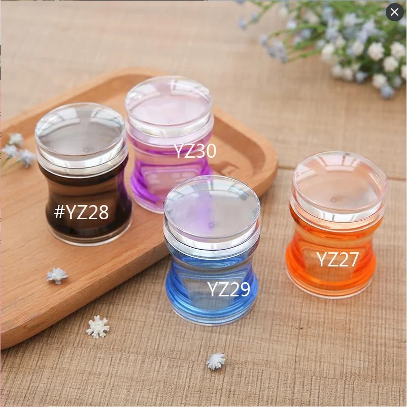 Wholesale 20PCS/Lot MultI Colors Nail Art Stamper YZ27-30 Fast Delivery Manicure Tools Nail Stamper