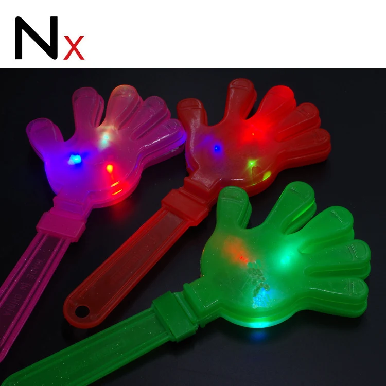 wholesale noiser maker cheap toy battery powered cheering hand clapper