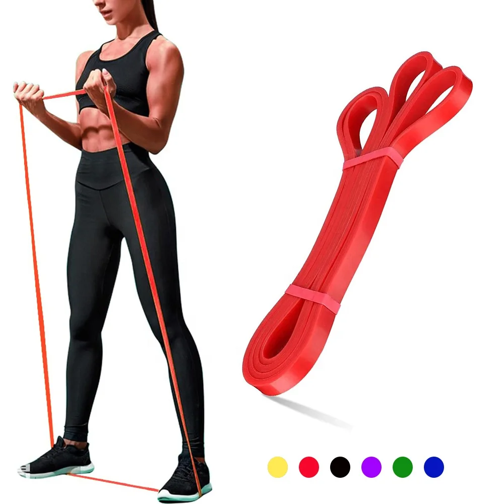 Латексные резиновые эластичные Длинные петли для силовых тренировок для домашних упражнений, фитнес-ленты для тренажерного зала