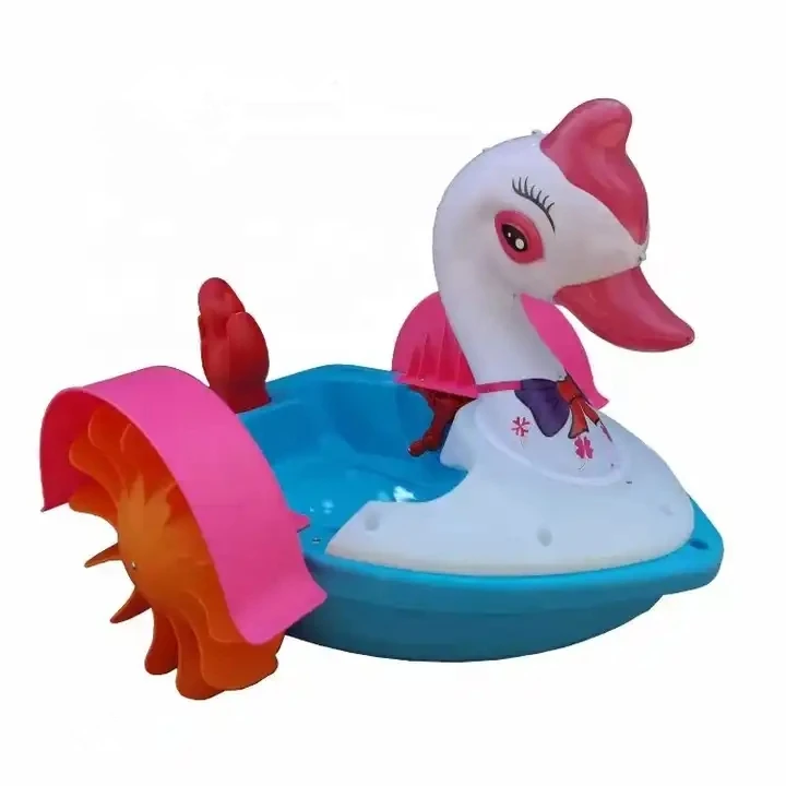 Original Manufacturer Plastic swan kids Hand rowing paddle boat