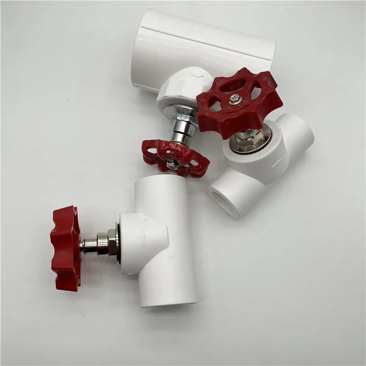Factory Supply Wholesale Low Price White Valve Control Ppr Double Live Hydraulic Directional Ball Globe Gate Valve Fittings