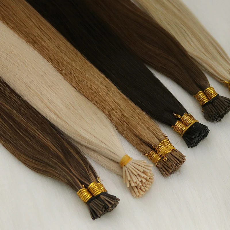Fangcun Factory Double Drawn I Tip Hair Extension Remy Keratin Hair Human Hair Extensions  I Tip