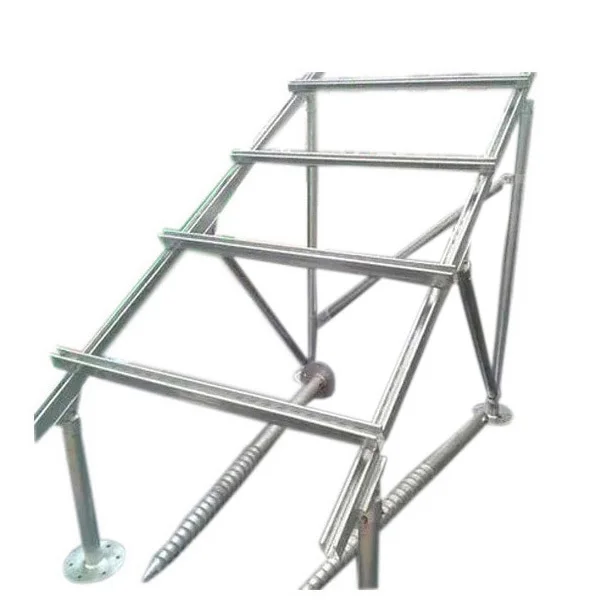concrete base solar panel pv panel solar ground mounting bracket structure
