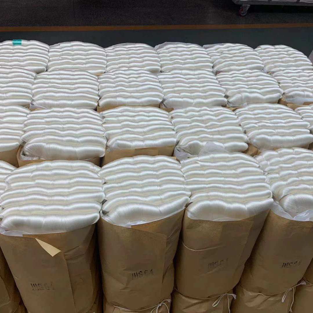 100% Mulberry 20/22D 4A grade Silk Yarn for weaving and knitting