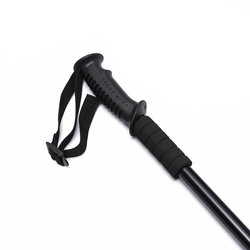 Customized Anti Shock Walking Stick 3 Sections Ski Poles Trekking Poles Tips Tungsten