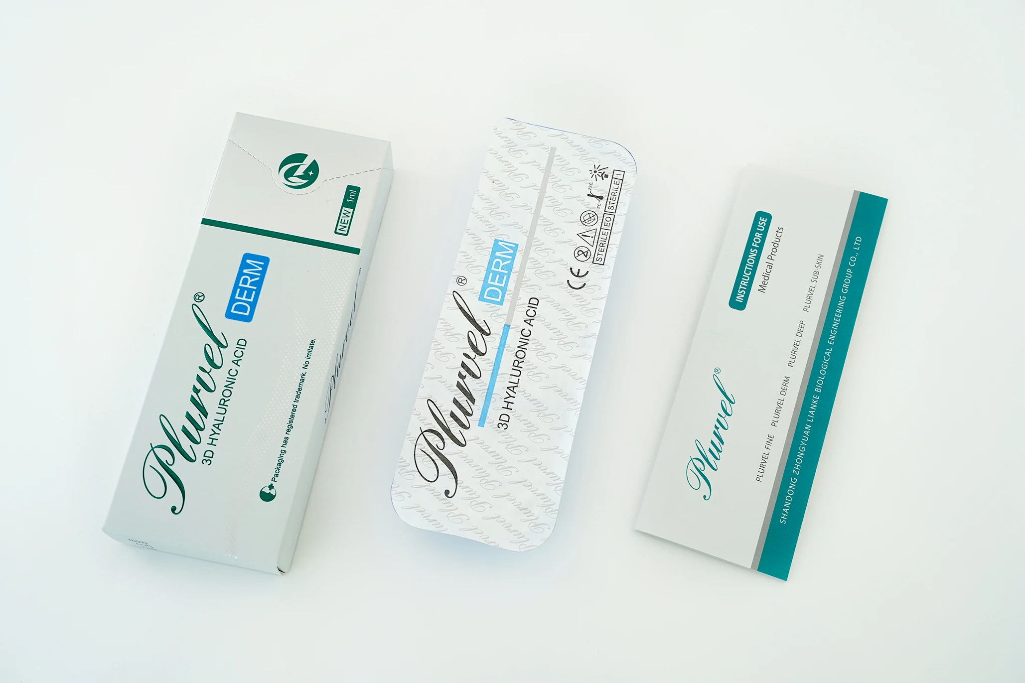 PLURVEL oem supported 1ml 2ml Fillers Injection Lip Face Hyaluronic Acid Gel / hyaluronic acid filling lips aesthetics