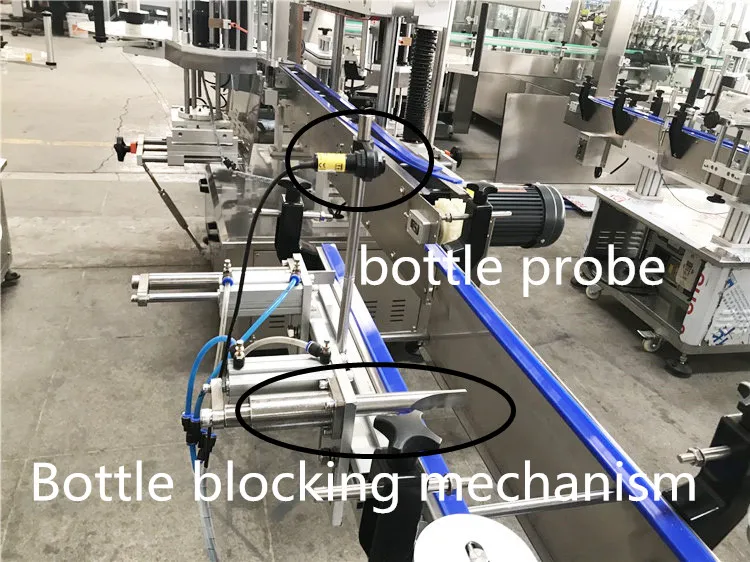 factory auto 2sides 3sides labler bottle