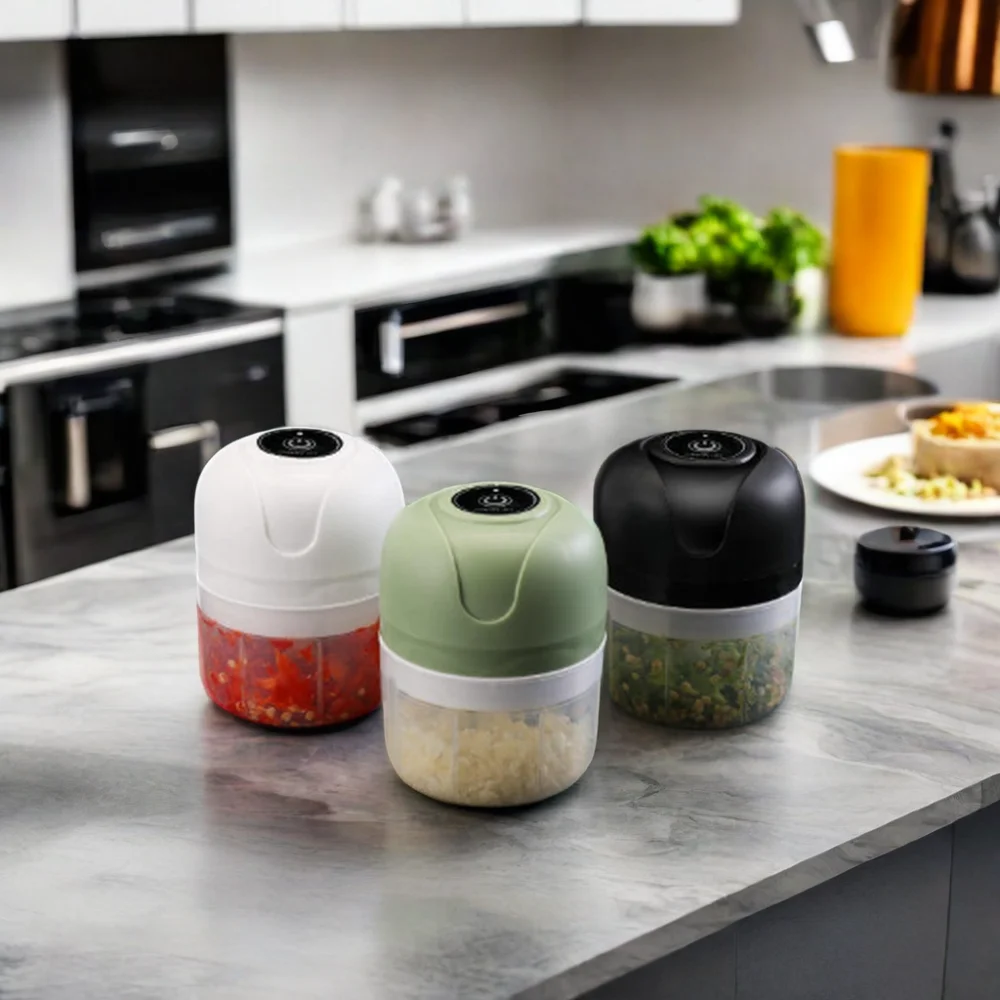 Mini USB Cordless Electric Chopper for Onion and Garlic Fruit & Vegetable Tools with Mincer Feature