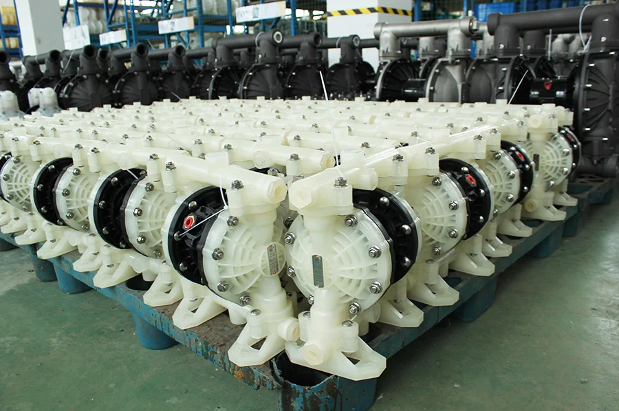 Hot Sale QBY Series Plastic Pneumatic Double Diaphragm Pump PVDF/PP-H Material for Chemical Industry