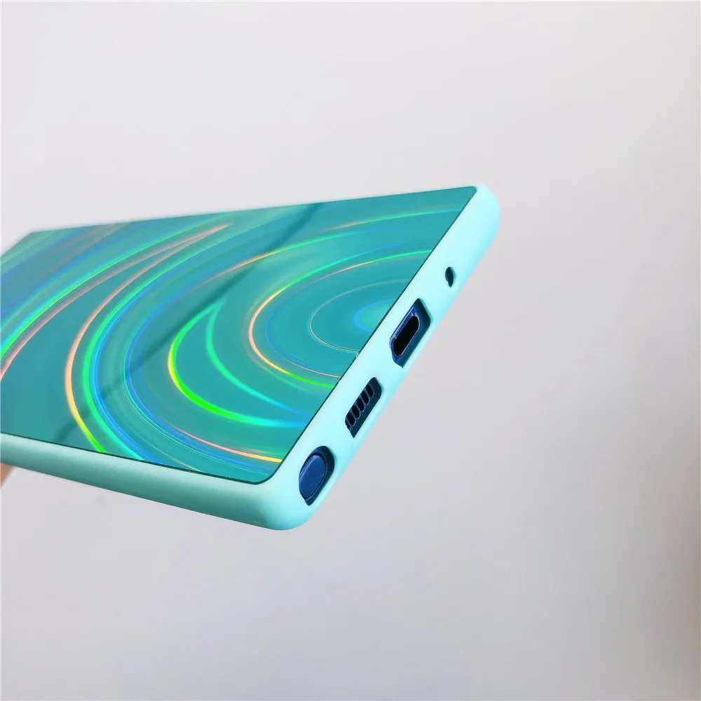 3D Laser Rainbow Aesthetic Phone Case Design for Samsung Galaxy S21 S20 S10 S8 S9 Note 20 Ultra 10 Plus Case Cover