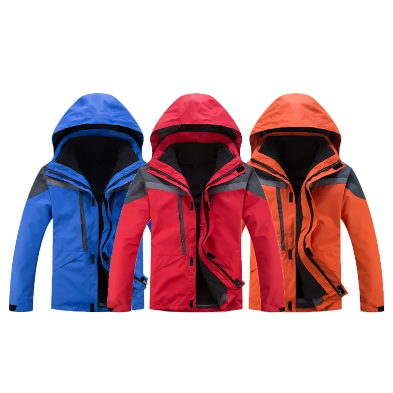 High Quality Male Multi-Pocket Windproof Ski Jacket Outside Parkas Casual Windbreaker Water Repellent Hiking Outfit Snow Coat