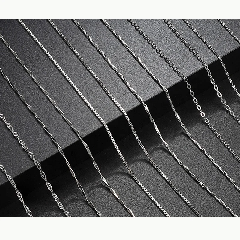 
HYH all kinds of 925 silver chains for necklace 