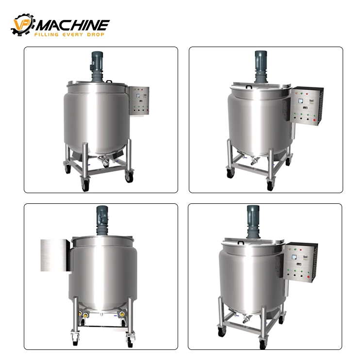 Industrial Detergent Soap Paint Powder Mixing Tank Liquid Mixer Agitator Machine