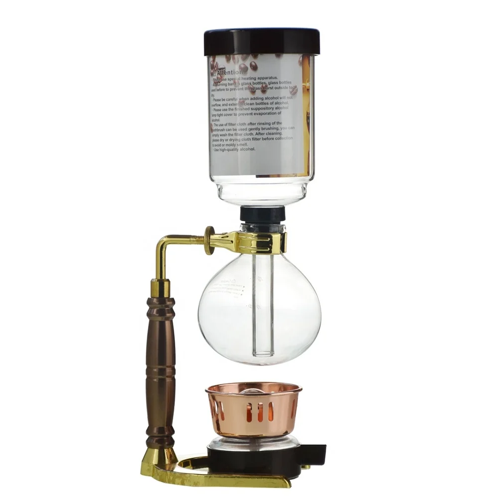 
BT3G Ecocoffee New Style Kitchen Accessories Amazon Hot Sale Japanese Style Syphon Coffee Maker Dutch Coffee Siphon 