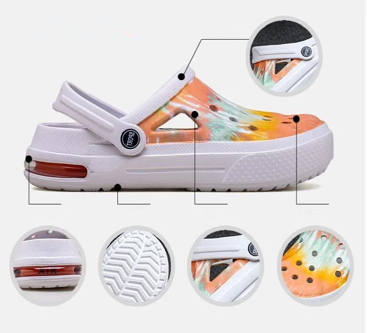 
Customize 2020 Breathable Men Eva Clogs Waterproof Non-slip Beach Garden Clog 