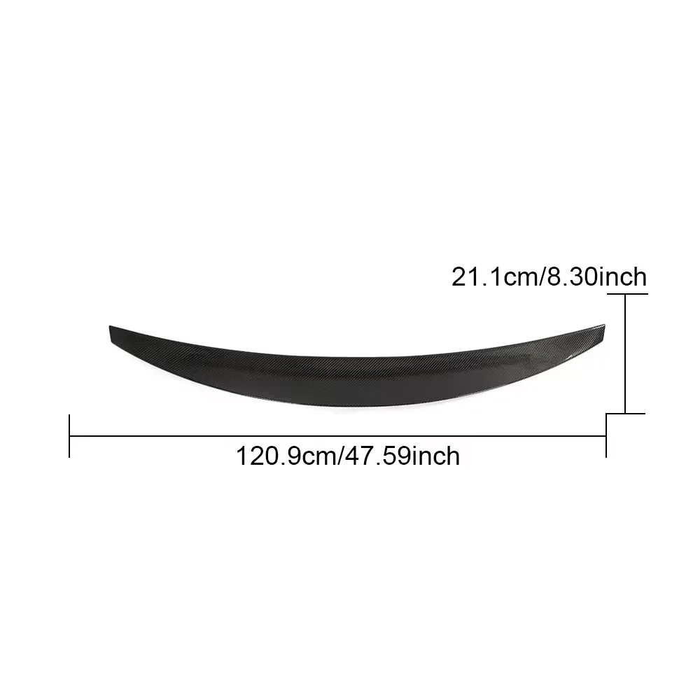 High quality factory price Carbon Fiber Rear Trunk Spoiler For Audi A4 B9 Quattro S Line S4 Sedan 4-Door 2017-2023