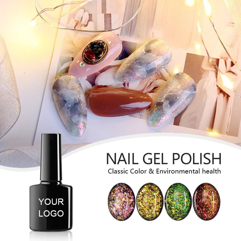 Nail products factory direct  private label  OEM/ODM nail UV polish shiny no wipe gel top coat polish