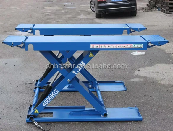 Full Set of Car Lift for Garage Two-Post Four-Post Ultra-Thin Scissors Pit Type with CE Hydraulic Actuation for Car Repair Shop