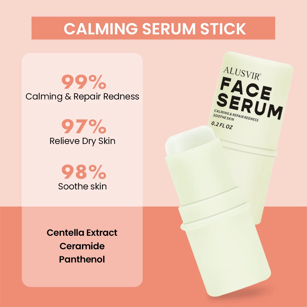 Repair Face Serum Stick Customized Label Makeup Moisturizing Centella Extract Panthenol Face Serum Moisturizer Stick Wholesale