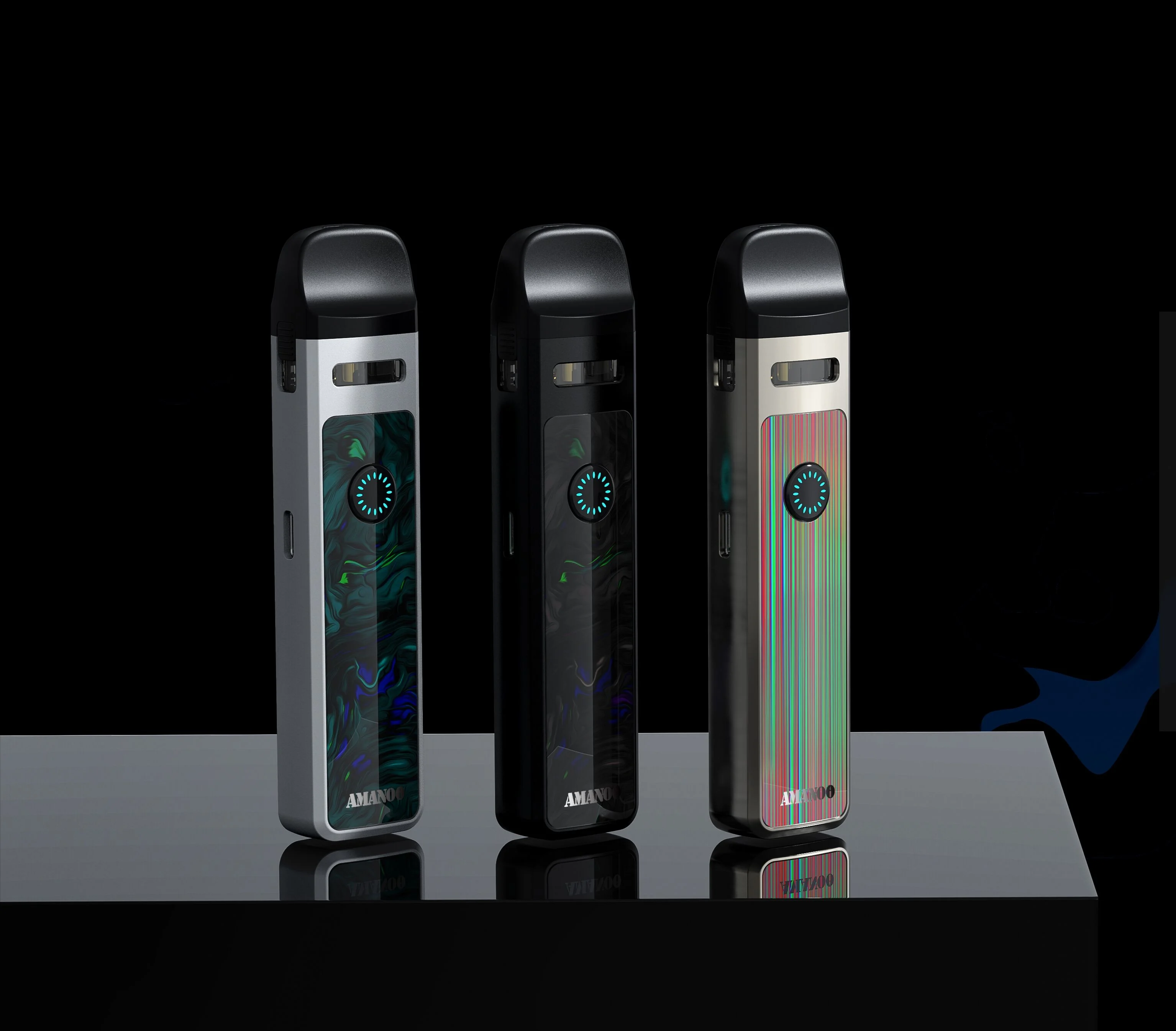 
Trending products 2020 new arrivals AMANOO PM 1 full kit e hookah pen for Nic Salt Vape 