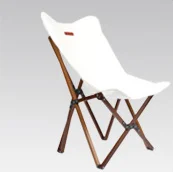 Хит продаж, оборудование для кемпинга, белый холст, складной стул для кемпинга, дерево