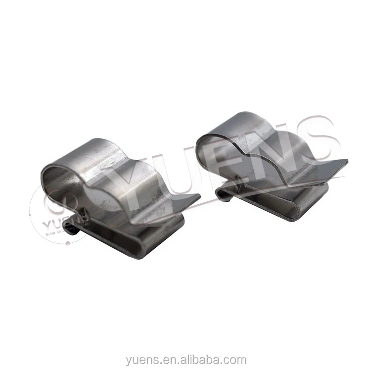 Yuens Moderate Price Solar Mounting electric wire Cable Clip holder strong Stainless Steel Cable Clips Solar Panel