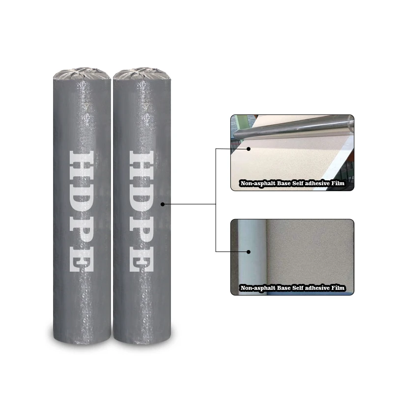 Newly developed simple construction  non-bituminous unprotected polymer composite waterproof membrane waterproof roll for roof