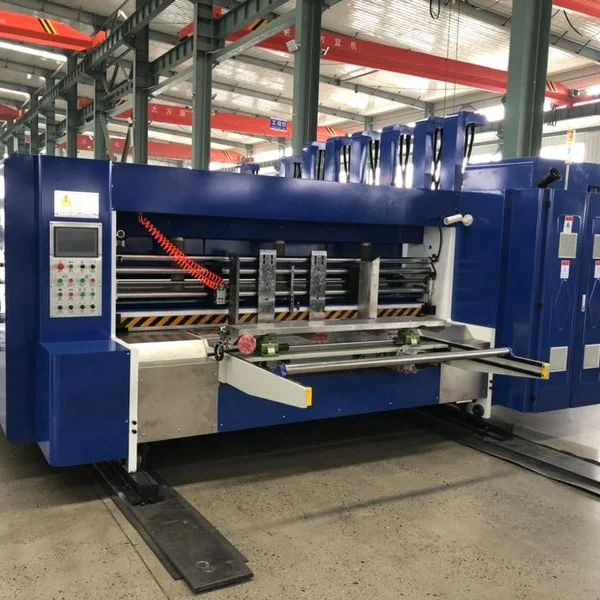 Overprint fine high speed automatic corrugated carton box flexo printing machine