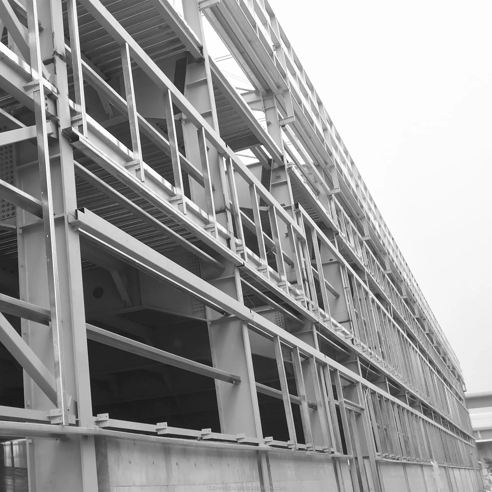 DUOWEI Steel Structure Prefab House Building Factory Workshop Warehouse pre fab warehouse